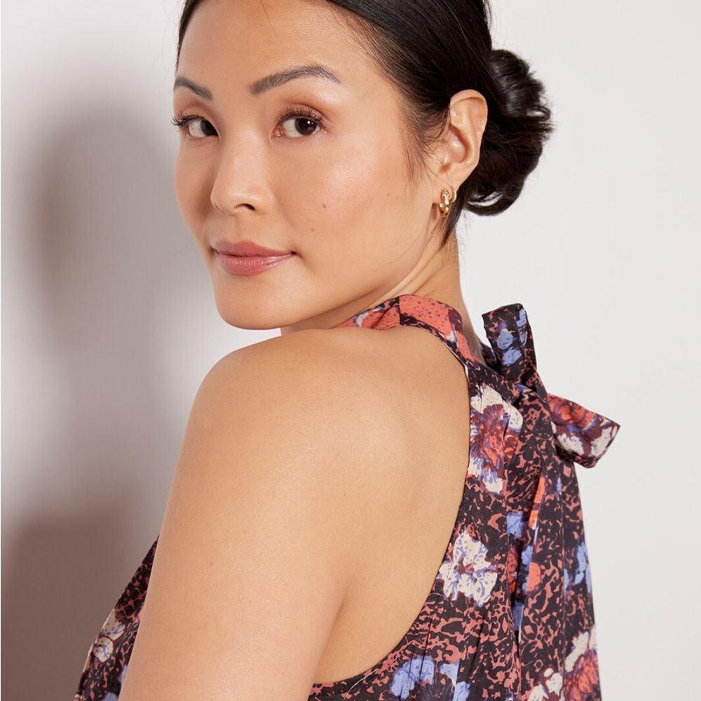 NWT Cleobella Ryla Patterned Halter neck Top, Size Small - Picture 4 of 7